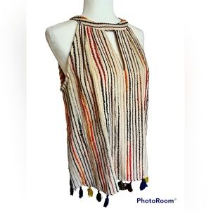 THML Embroidered Tank Top Large